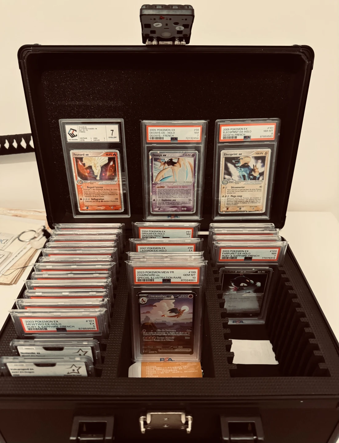 Pokemon Card Protection Case - PSA 60 cardsVANDJI Case Pokemon Card Protection Case - PSA 60 cardsVANDJI Case