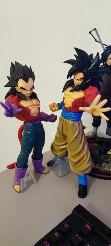 Figuras De Ação Bola De Dragão Figura Cabeça Dupla Vegetto SSJ4 Filho Goku  Vegeta 37cm PVC Anime Coleção De Estátua Modelo Boneca Brinquedos Presente  - Escorrega o Preço