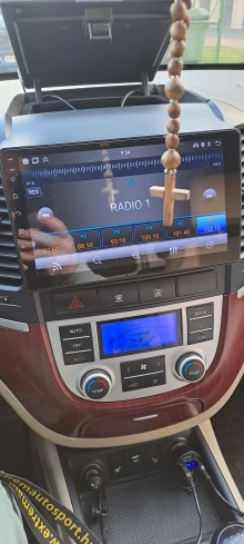 Vásárlói fotó a(z) Hyundai Santa Fe 2006- 2012 9" Android multimédia autórádió érintőkijelzős fejegység termékről – Csaba C. 5 csillagos értékelése
