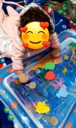 Tapete sensorial recibido por una familia