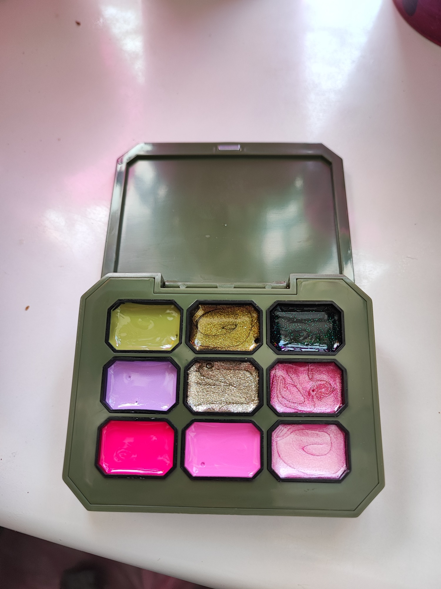 Палетка гель-лаків Чародійка F.O.X gel polish palette ( 9 тонів