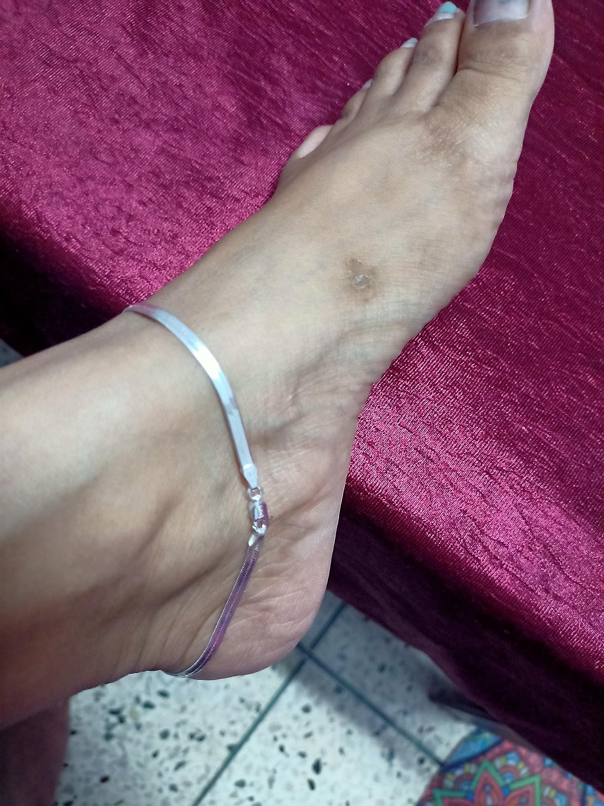 Silver Snake Anklet – Better Dealz