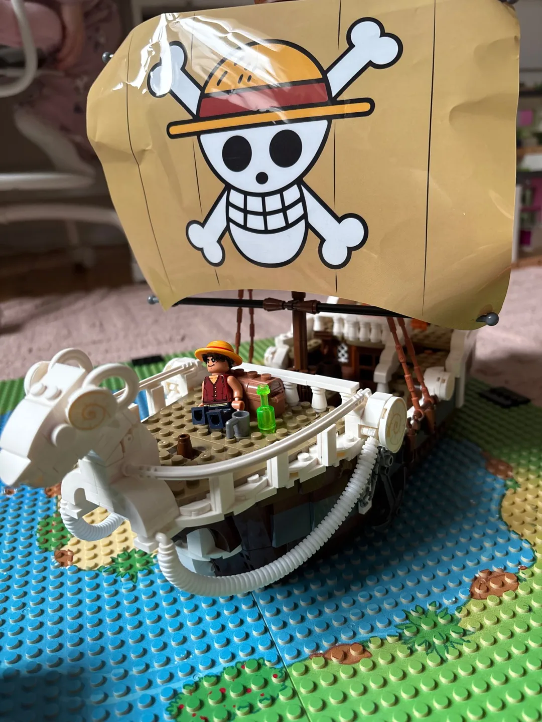 Kit De Construction Anime Going Merry One Piece - 1952 Pièces - Compatible LEGO - Neuf 2024