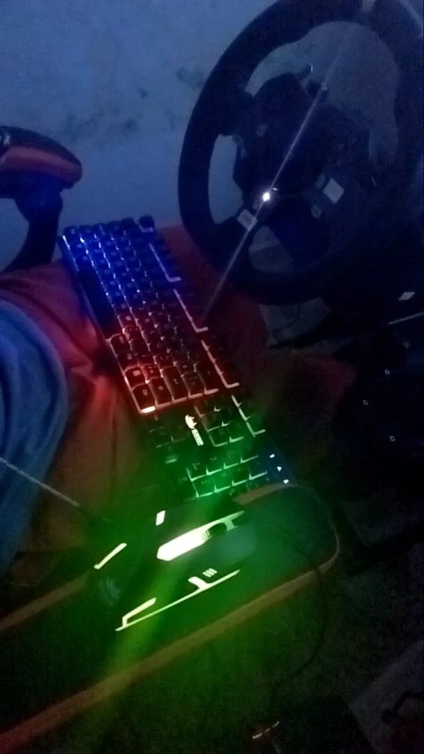 Kit Gamer Teclado Semi Mecânico + Mouse 1200dpi USB RGB Iluminado Jogo -  Loja Minha Giovanna