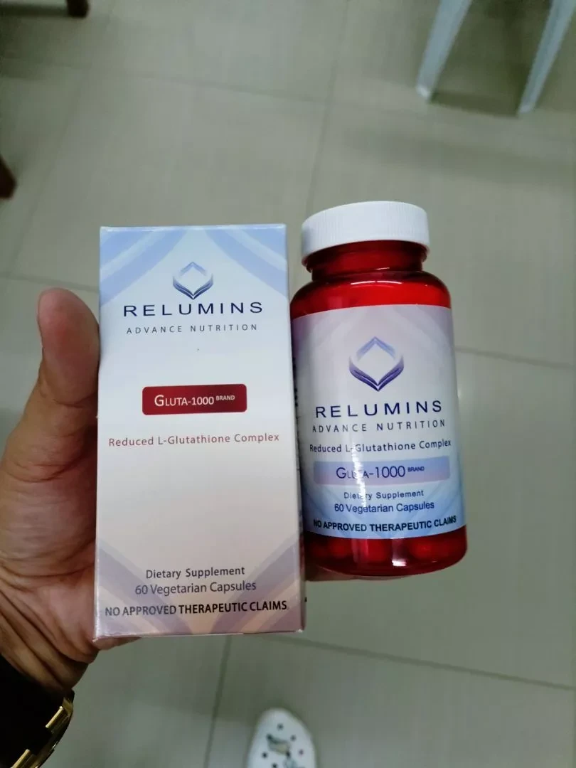 Relumins L-Glutathione Complex 1000mg – 60 Vegetarian Capsules – RC Health & Beauty Australia