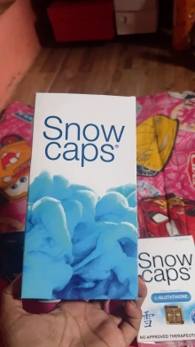 top rated glutathione supplements SnowCaps L-Glutathione 30's 500mg with Free 1pc Snow Skin Whitening Soap main image 1