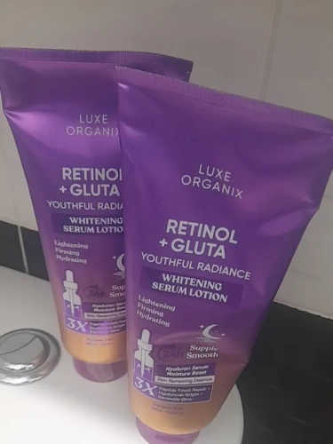 Luxe Organix Retinol + Gluta Whitening Serum Lotion - Youthful Radianc  RC  Health & Beauty Australia