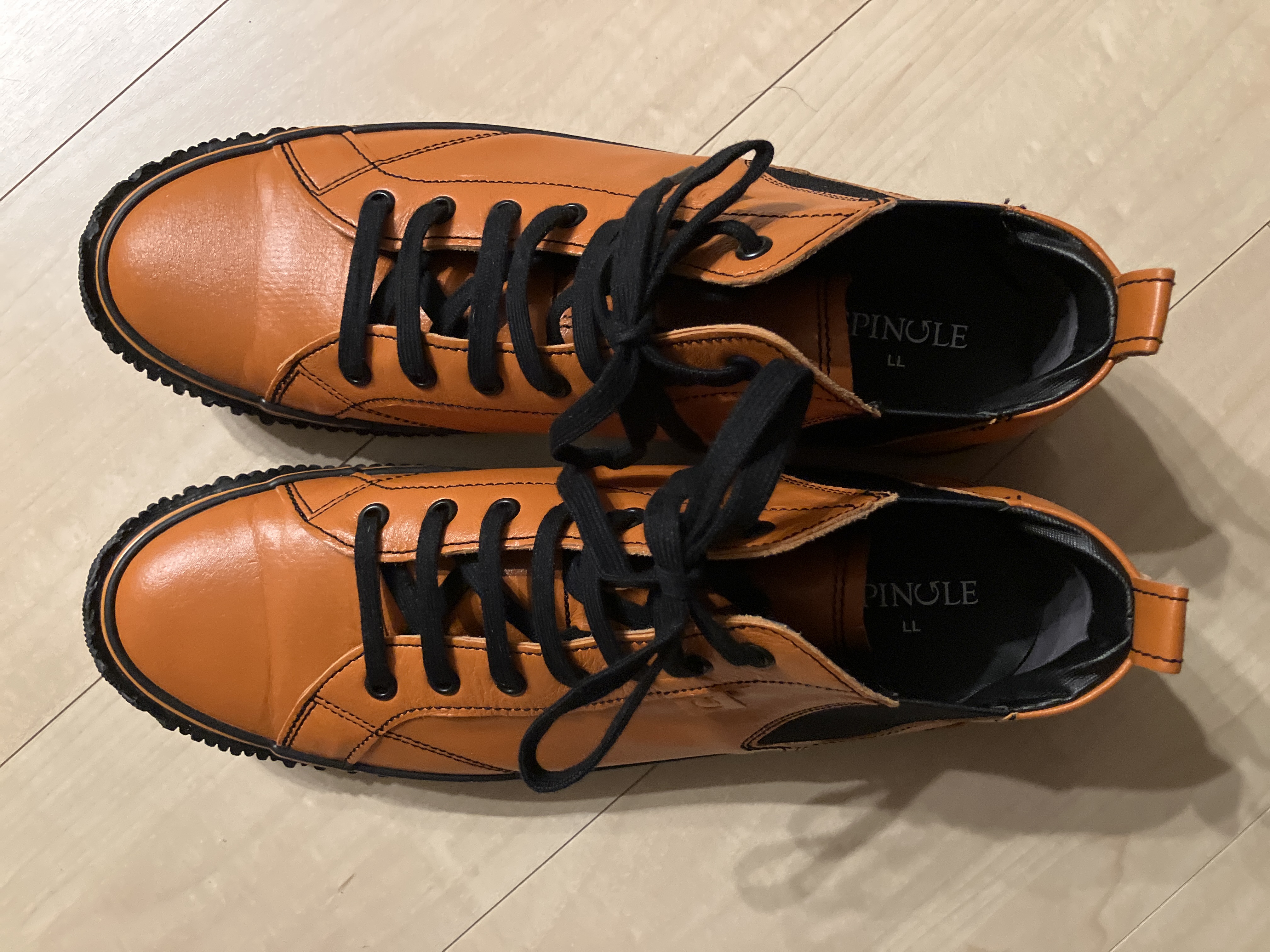 SPINGLE SP-442 Orange | Buy Japanese Sneakers | Handmade in