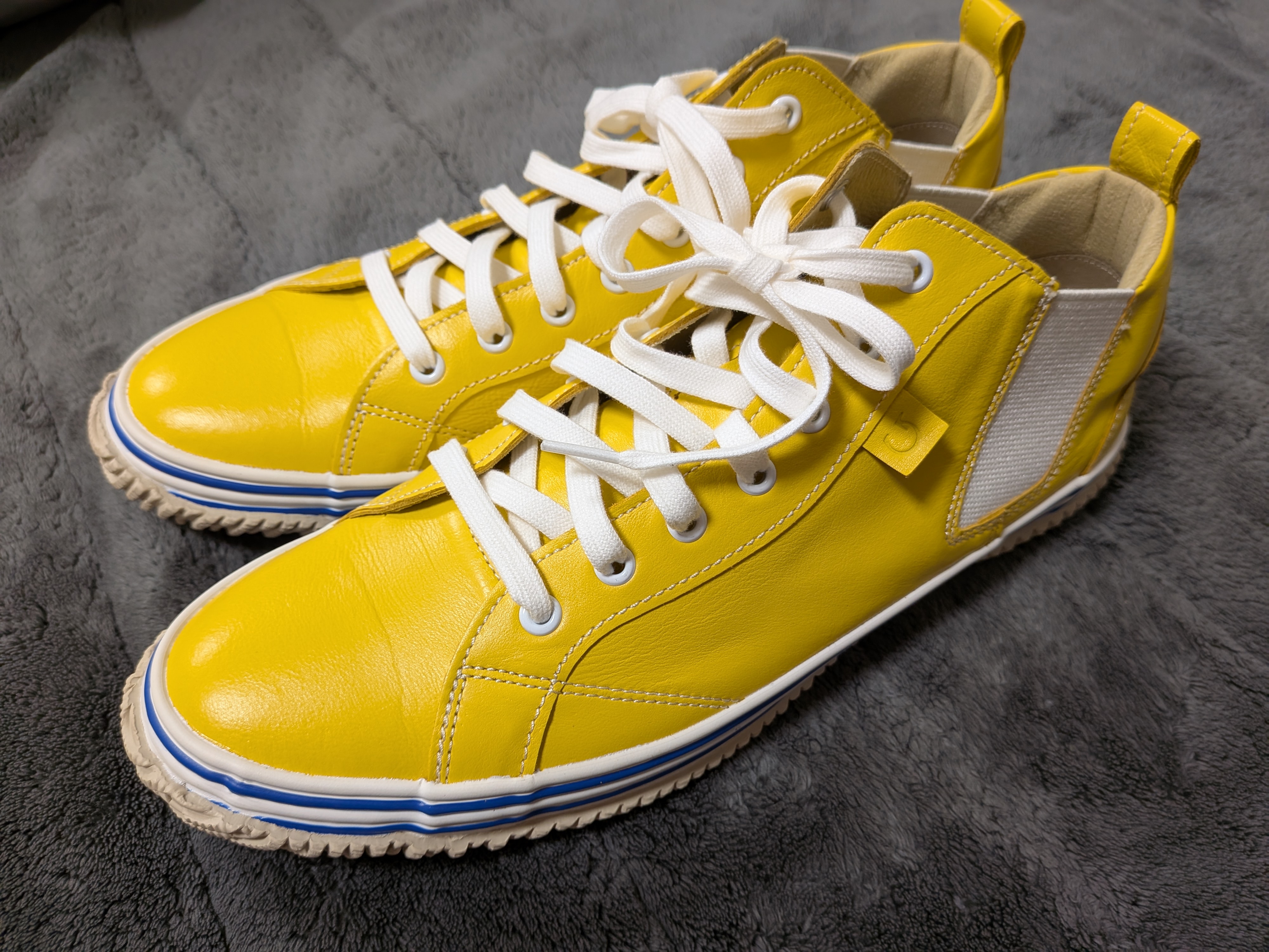 SP-442 Yellow | 国産ハンドメイド スニーカー スピングル