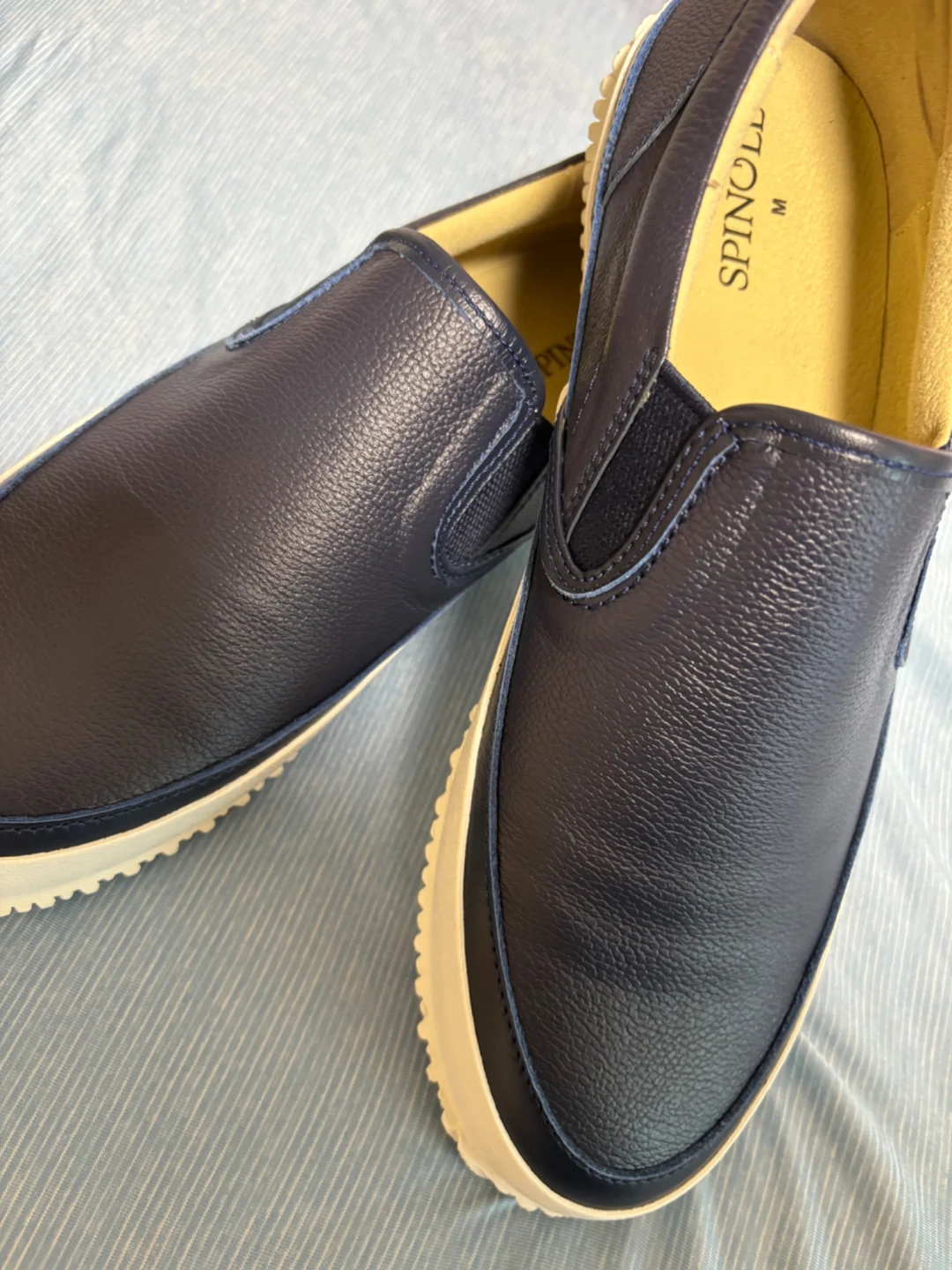 SP-1059 Navy | 国産ハンドメイド スニーカー スピングル