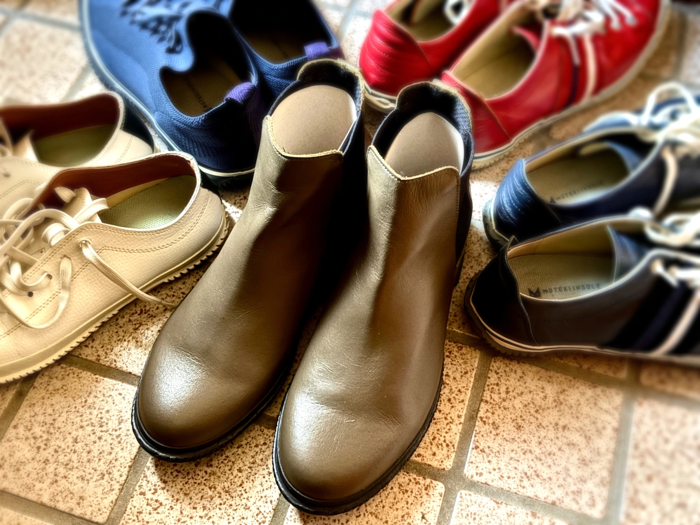 SP-1803 Khaki | 国産ハンドメイド スニーカー スピングル