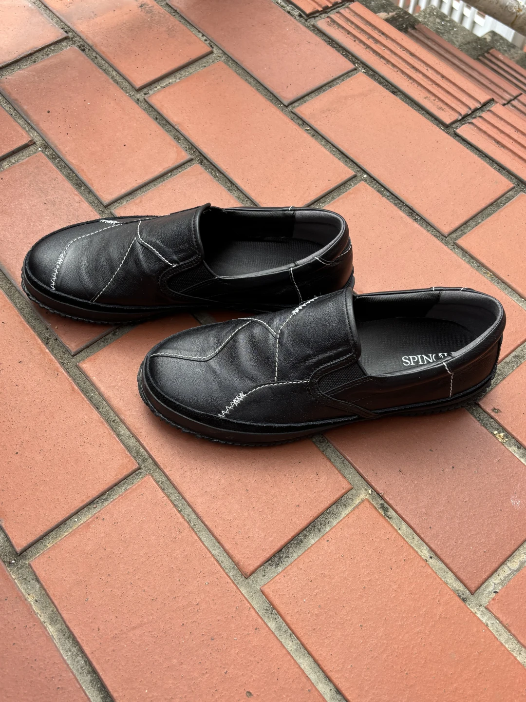 すん SP-1044 Black | 国産ハンドメイド スニーカー スピングル