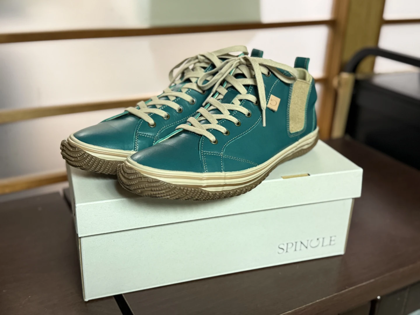 SPINGLE SP-442 Green | 国産ハンドメイドスニーカー スピングル公式