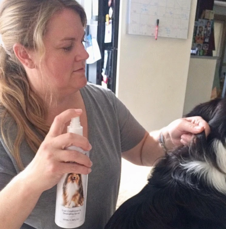 Pet coat care photo shared by Opal W.