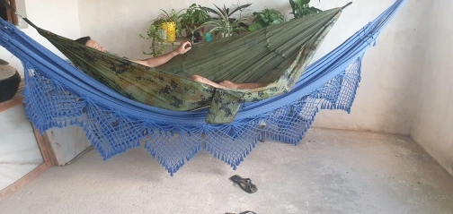 Amaca Da Campeggio Retoo Con Zanzariera, 260x140 Cm, Ultraleggera In Nylon, Portata 100 Kg, Per Trekking E Giardino