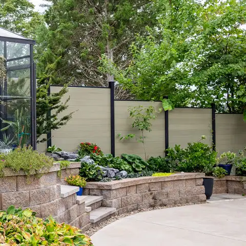 Courtyardmart 6ft x 6ft Composite Privacy Fence Screen