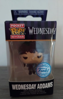 Porte-clé Wednesday (Mercredi) Pop! Pocket Funko - Neuf, Jamais Ouvert