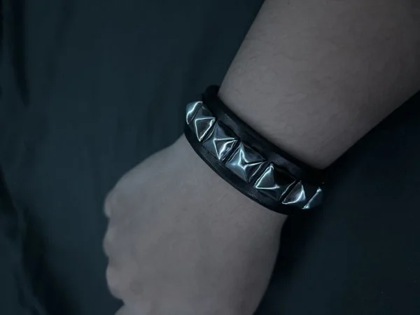 Pyramid Studded Bracelets and Wristbands| Leatherpunk