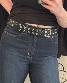 Classic Two-Row Eyelet Belt| Leatherpunk