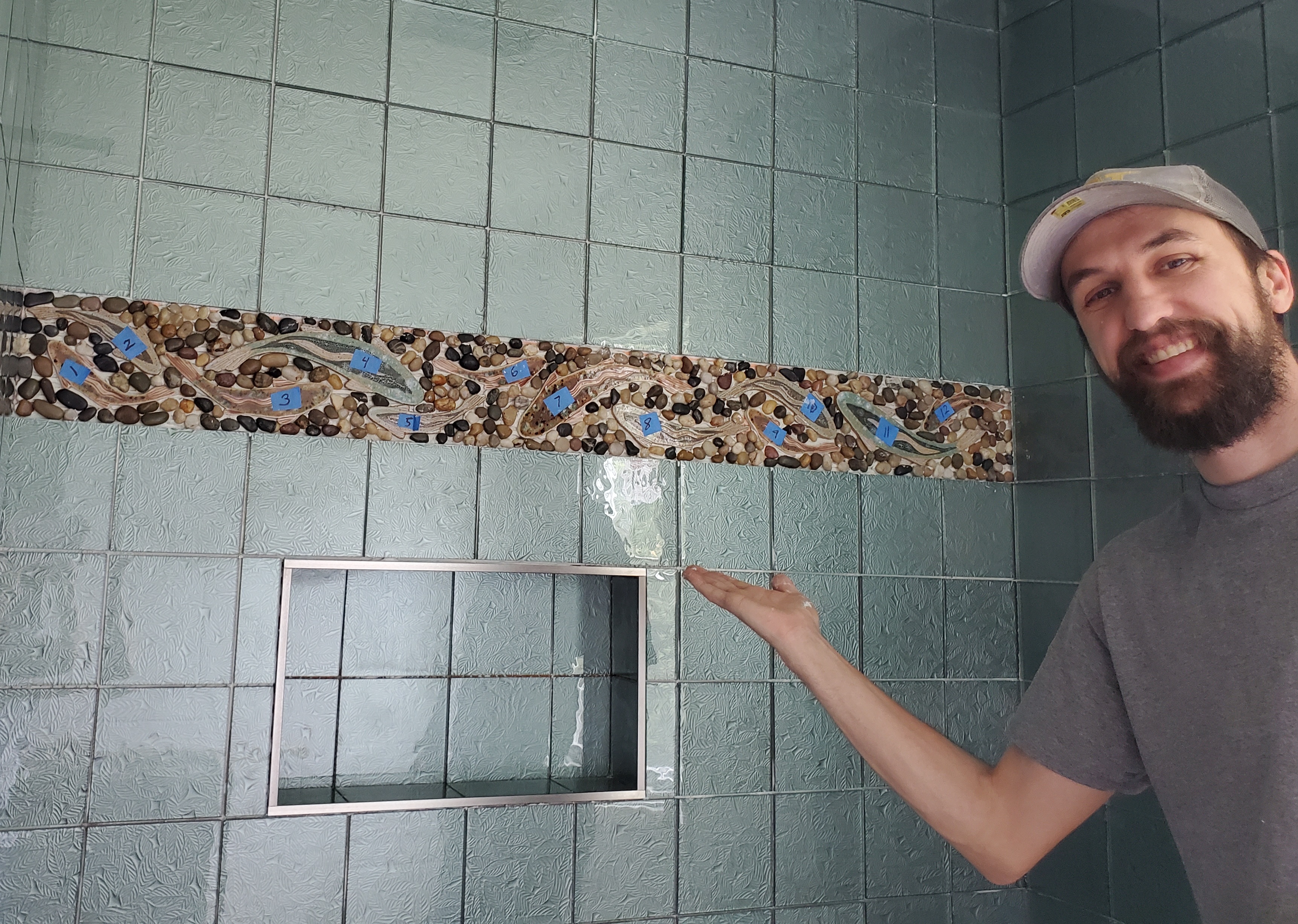 Stone Grey Subway 3x9 Marble Mosaic Tiles | Pebble Tile Shop