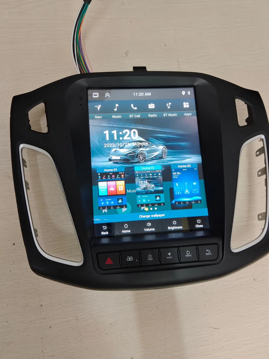 OSSURET 9.7 Pouces 2 DIN Android 13 Autoradio Pour Ford Focus 3 MK 3 2011-2019 Multimédia Stéréo écran Vertical Carplay 360 Caméra