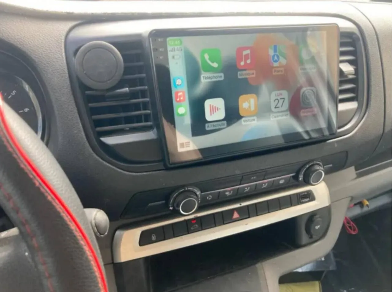 GEARELEC Autoradio 9 Pouces Pour Citroen Jumpy 3 SpaceTourer 2016-2021