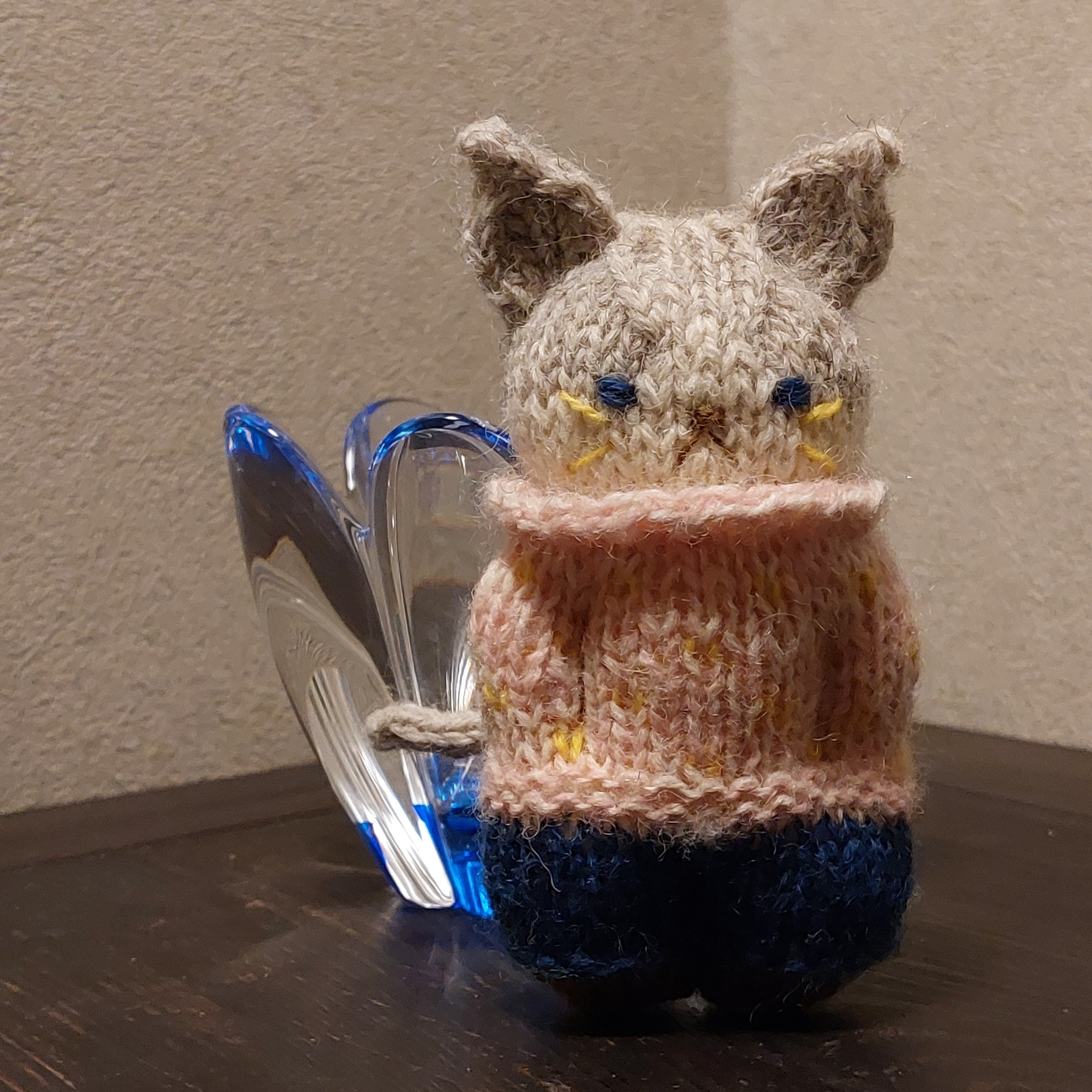あみぐるみキット】_《ハチワレねこ》byツムギコウボウ（kit-0025