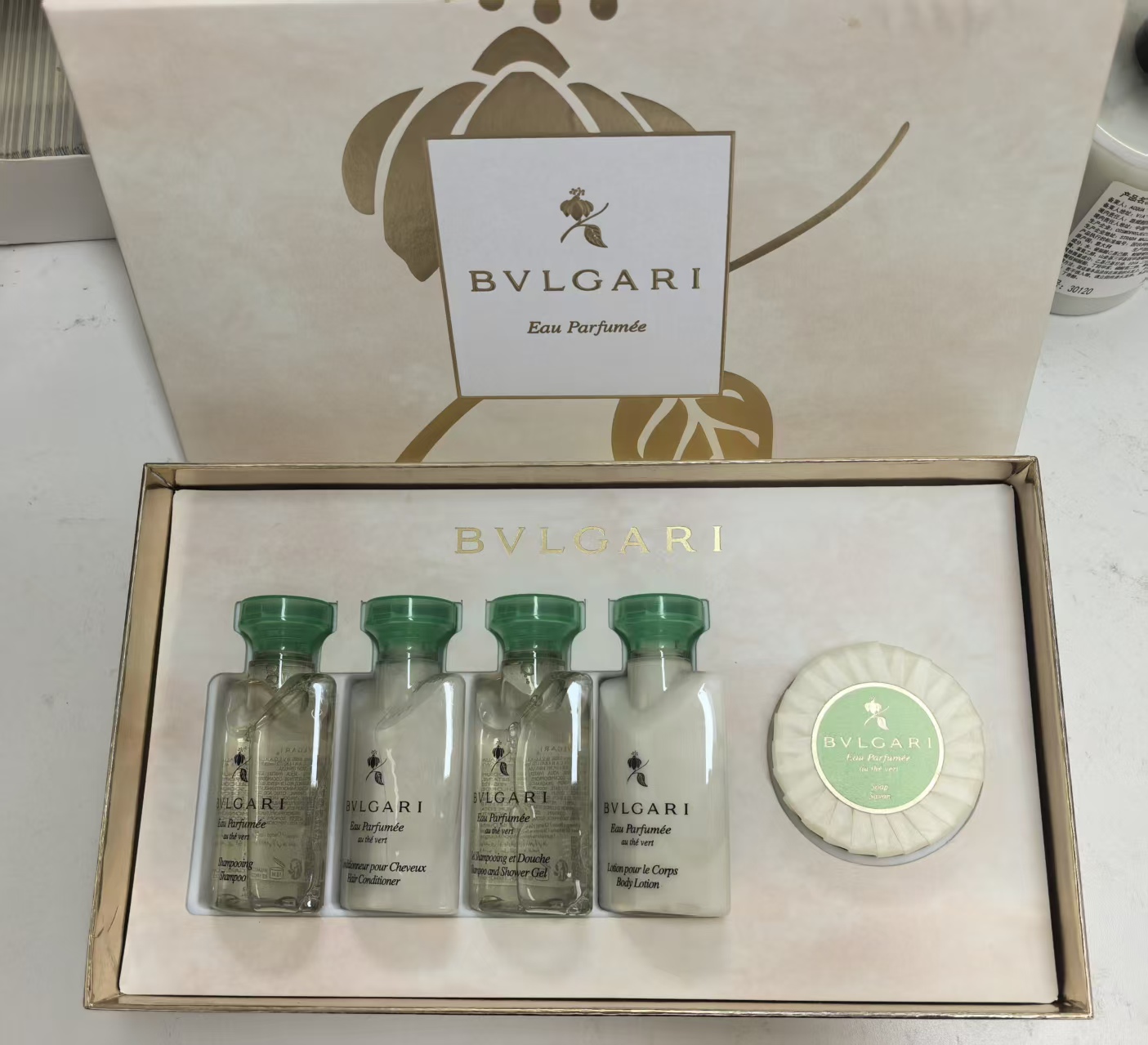 BVLGARI Hair & Body Set Green Tea (40ML Each) » Buy Online