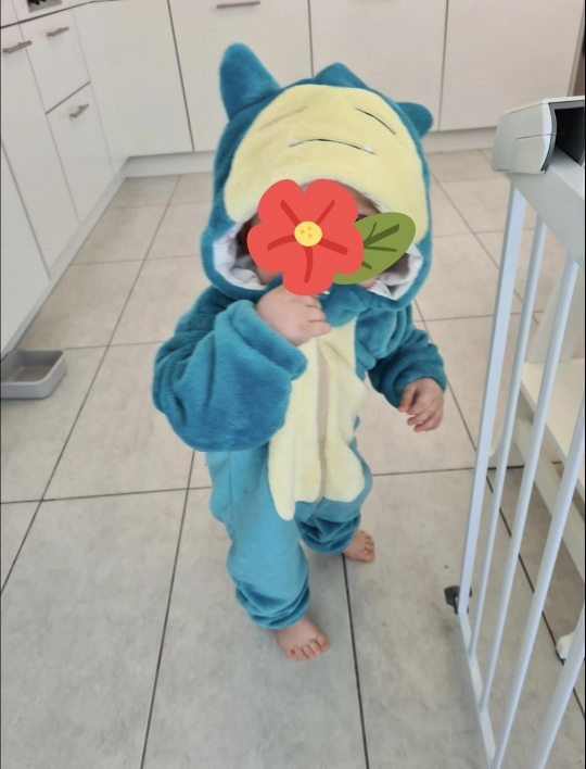 Infant & Toddlers Snorlax Costume Onesie Romper Halloween Outft Suit