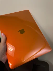 Orange macbook 2024 air case